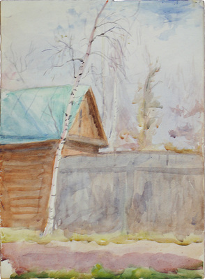 Козулина Татьяна Сергеевна. Белая берёза за домом